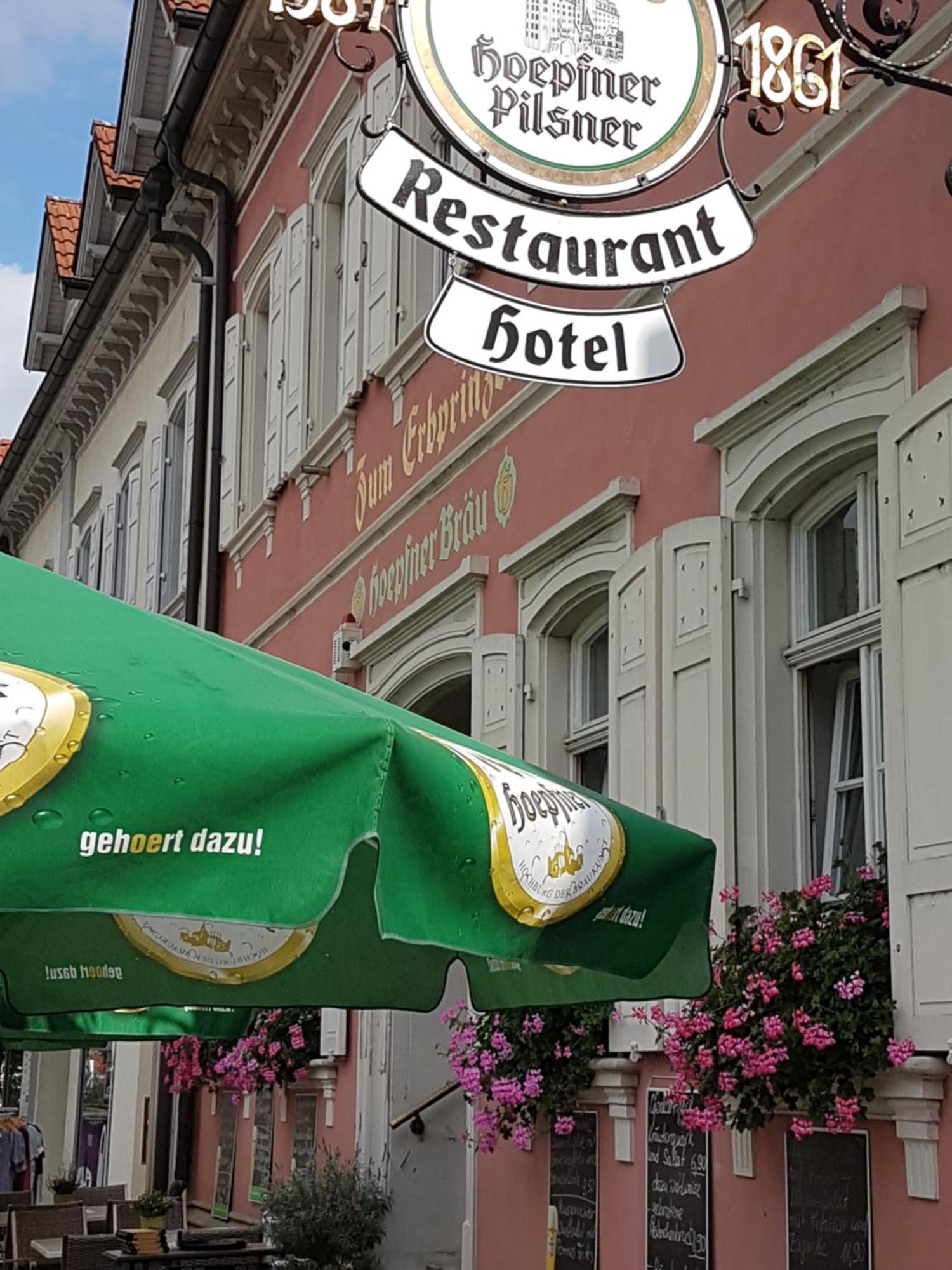 Hotel Restaurant Erbprinz Walldorf Eksteriør billede